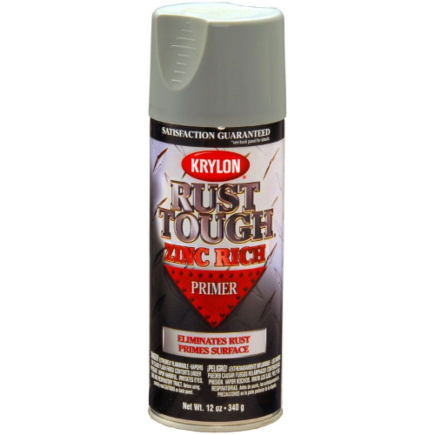 Krylon Rust Tough with Anti-Rust Technology Primers Spray Paint - Zinc ...