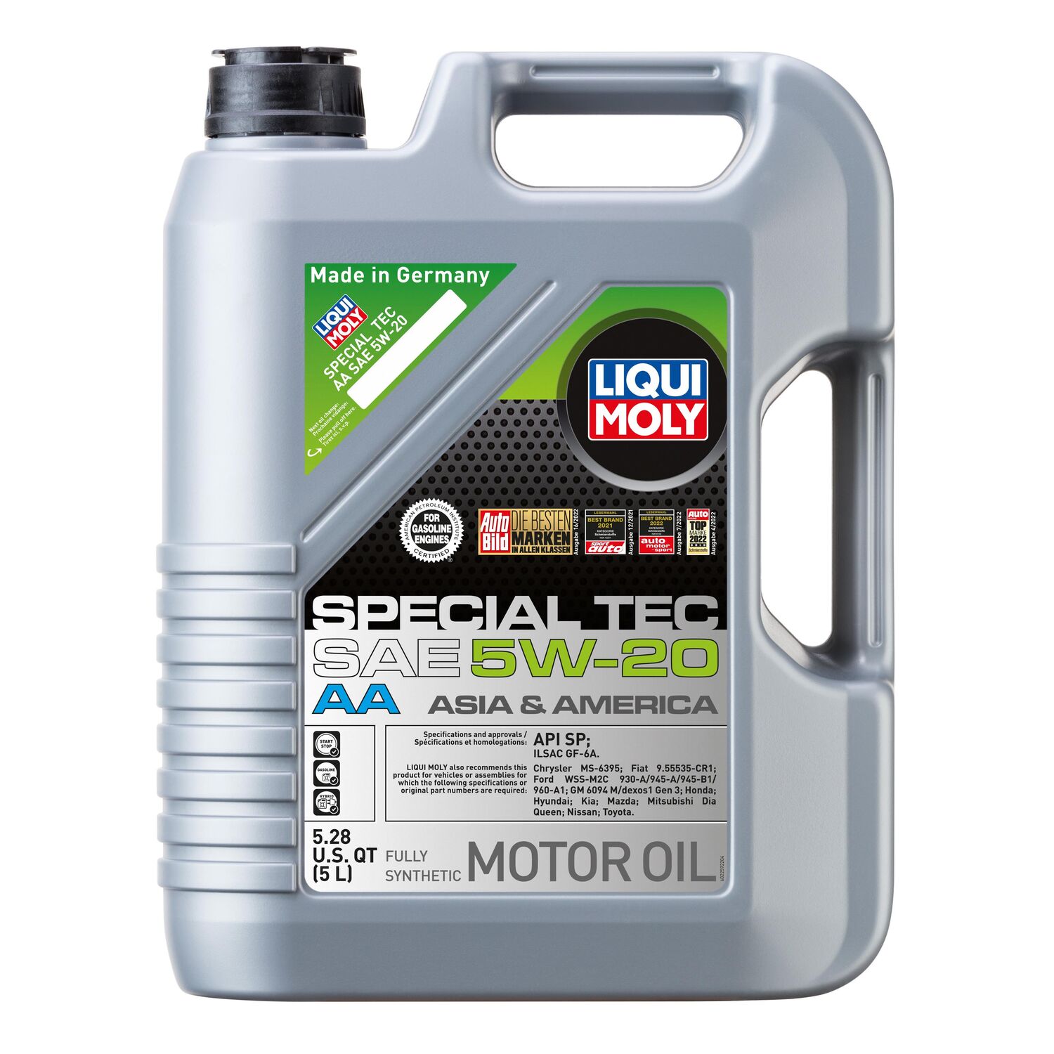 LIQUI MOLY Special Tec V 0W-20 Motoröl – 5 Liter, Synthesetechnologie